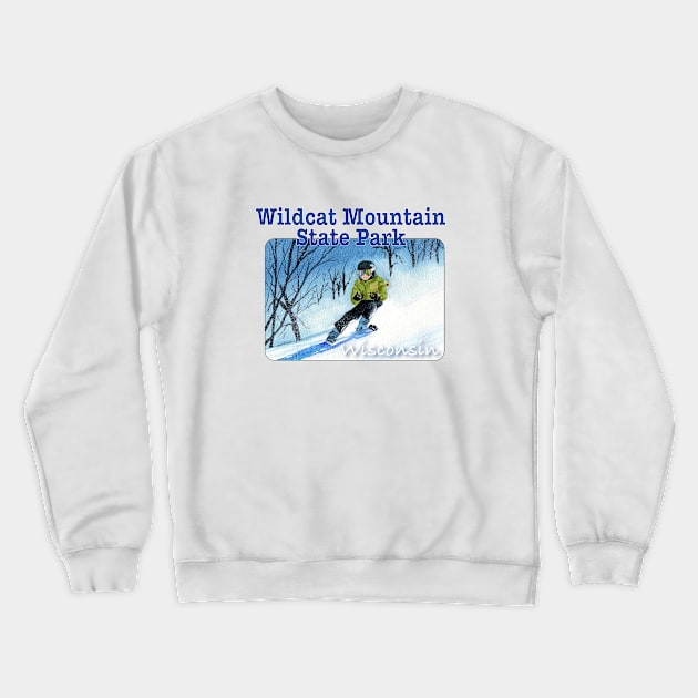 Wildcat Mountain State Park, Wisonsin Crewneck Sweatshirt by MMcBuck